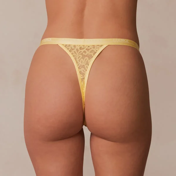 Lounge Underwear Balcony String - Jaune citron Online