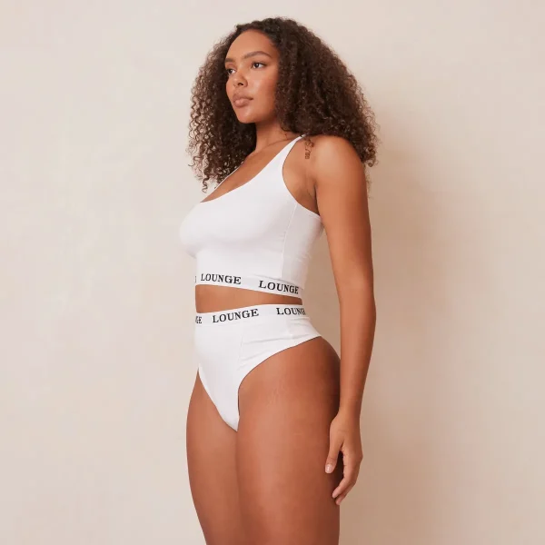 Lounge Underwear Bamboo Basic brassière - Blanc Sale