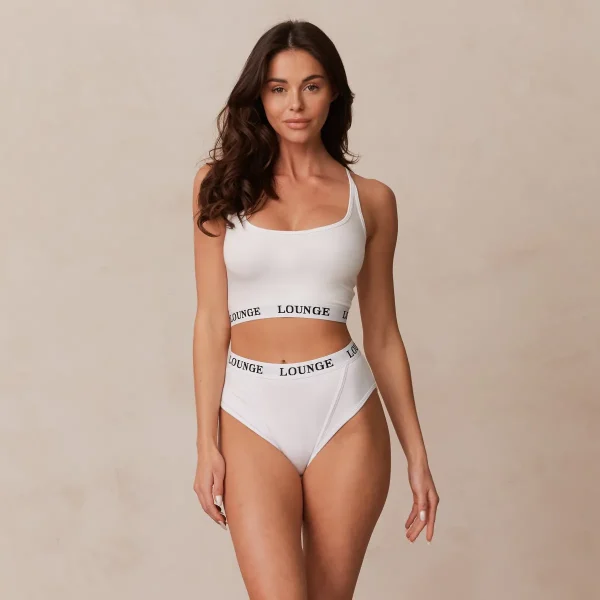 Lounge Underwear Bamboo Basic brassière - Blanc Sale