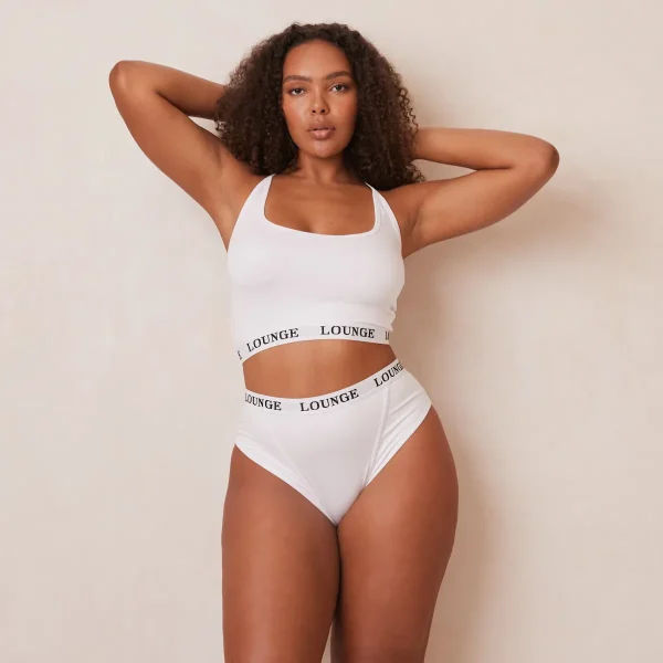 Lounge Underwear Bamboo Basic brassière - Blanc Sale