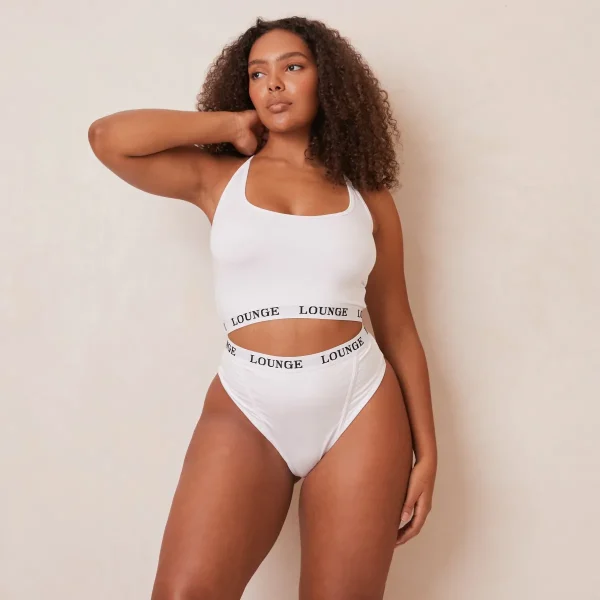 Lounge Underwear Bamboo Basic brassière - Blanc Sale