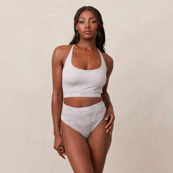 Lounge Underwear Bamboo Basic brassière - Gris Outlet