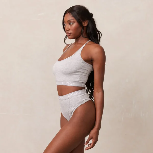 Lounge Underwear Bamboo Basic brassière - Gris Outlet