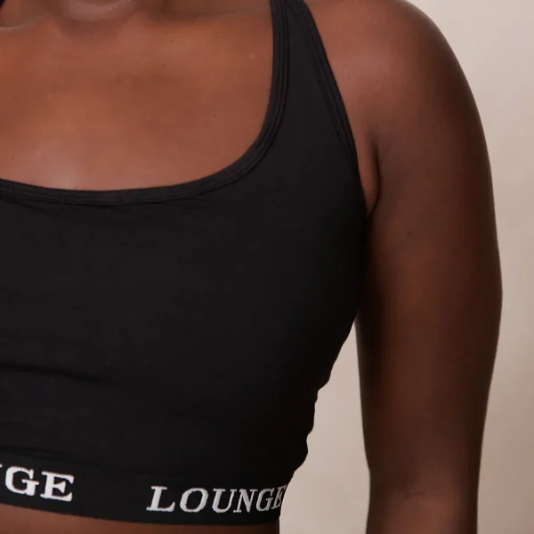 Lounge Underwear Bamboo Basic brassière - Noir Fashion