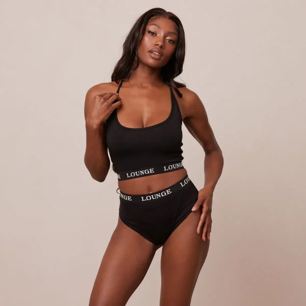 Lounge Underwear Bamboo Basic brassière - Noir Fashion