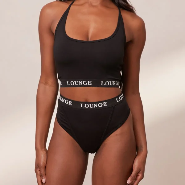 Lounge Underwear Bamboo Basic brassière - Noir Fashion