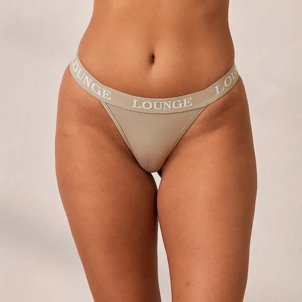 Lounge Underwear Bamboo Triangle String - Avoine Sale