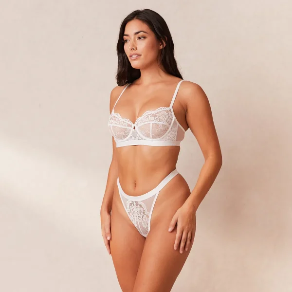 Lounge Underwear Blossom Balcony Soutien-Gorge - Blanc Flash Sale