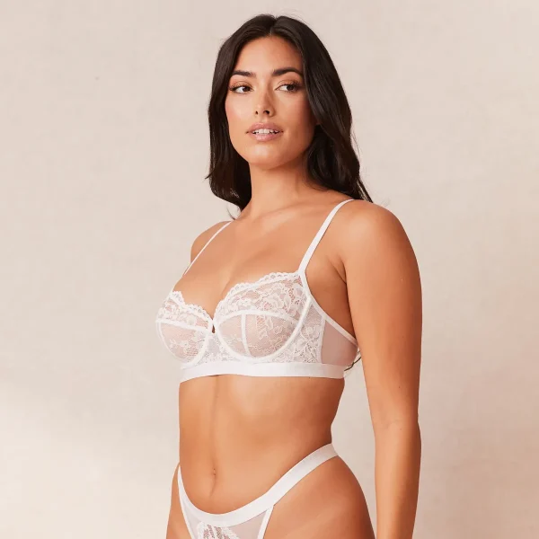 Lounge Underwear Blossom Balcony Soutien-Gorge - Blanc Flash Sale