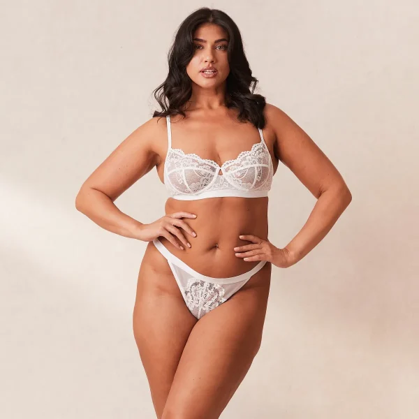 Lounge Underwear Blossom Balcony Soutien-Gorge - Blanc Flash Sale