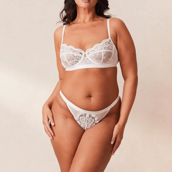 Lounge Underwear Blossom Balcony Soutien-Gorge - Blanc Flash Sale