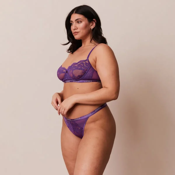 Lounge Underwear Blossom Balcony Soutien-Gorge - Mauve Discount