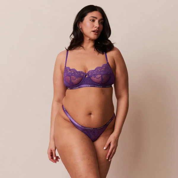 Lounge Underwear Blossom Balcony Soutien-Gorge - Mauve Discount