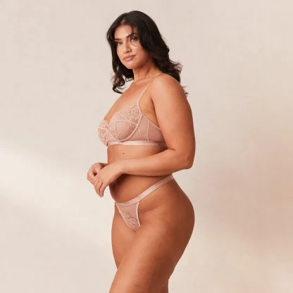 Lounge Underwear Blossom Balcony Soutien-Gorge - Rose Poudré Shop