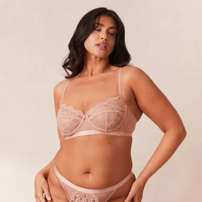 Lounge Underwear Blossom Balcony Soutien-Gorge - Rose Poudré Shop