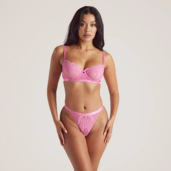 Lounge Underwear Blossom Balcony Soutien-Gorge - Rose vif Discount