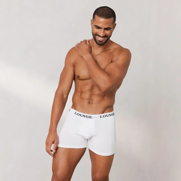 Lounge Underwear Boxers Everyday pour Homme (pack de 3) - Blanc Best