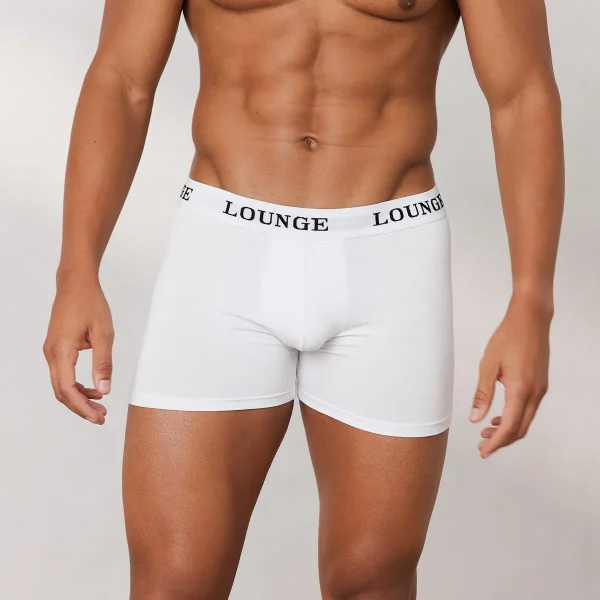 Lounge Underwear Boxers Everyday pour Homme (pack de 3) - Blanc Best