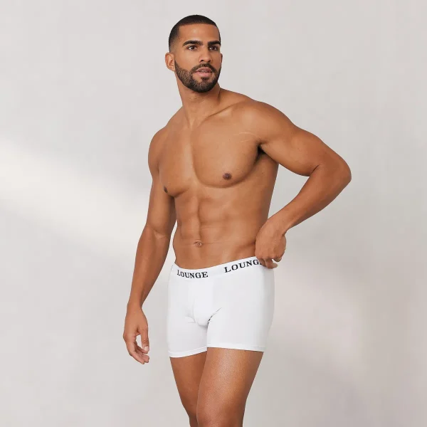 Lounge Underwear Boxers Everyday pour Homme (pack de 3) - Blanc Best