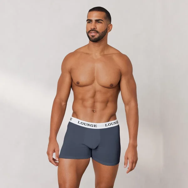 Lounge Underwear Boxers Everyday pour Homme (pack de 3) - Bleu Fumé Clearance