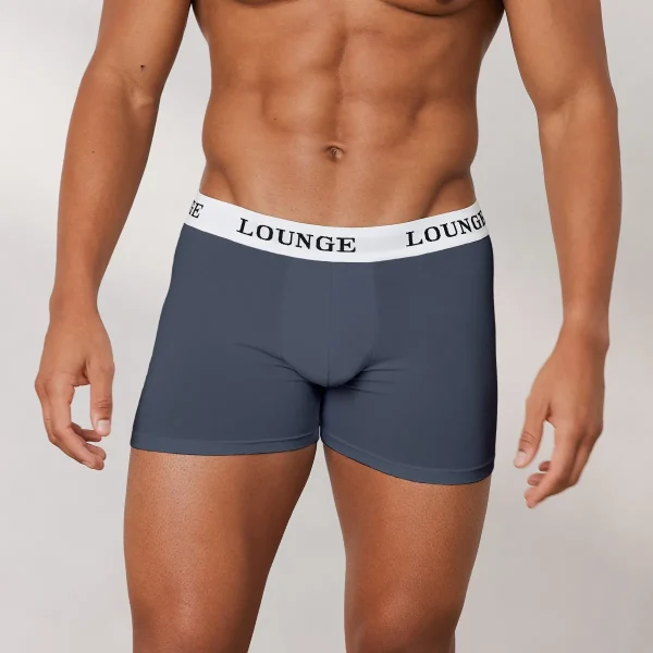 Lounge Underwear Boxers Everyday pour Homme (pack de 3) - Bleu Fumé Clearance