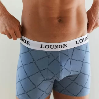 Lounge Underwear Boxers Everyday pour Homme (pack de 3) - Bleu Print Online