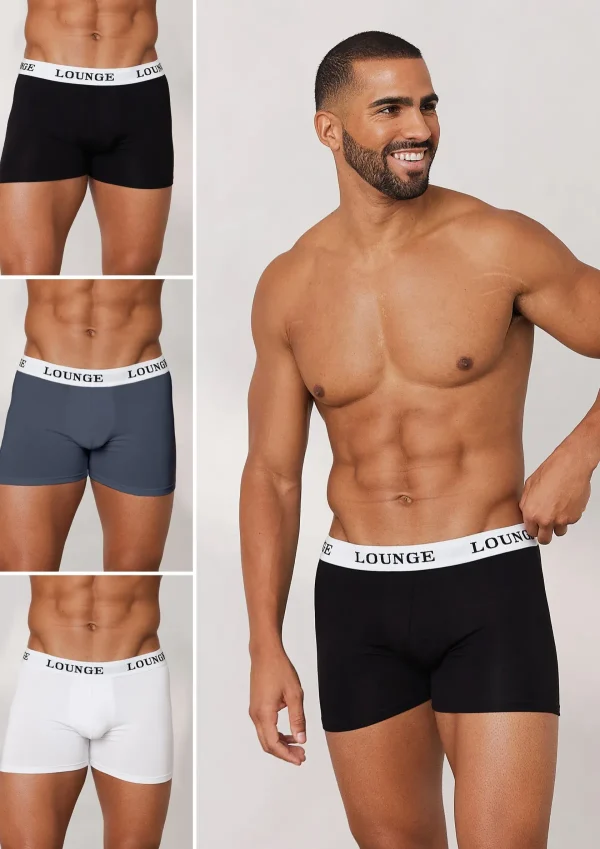 Lounge Underwear Boxers Everyday pour Homme (pack de 3) - pack Multi Clearance