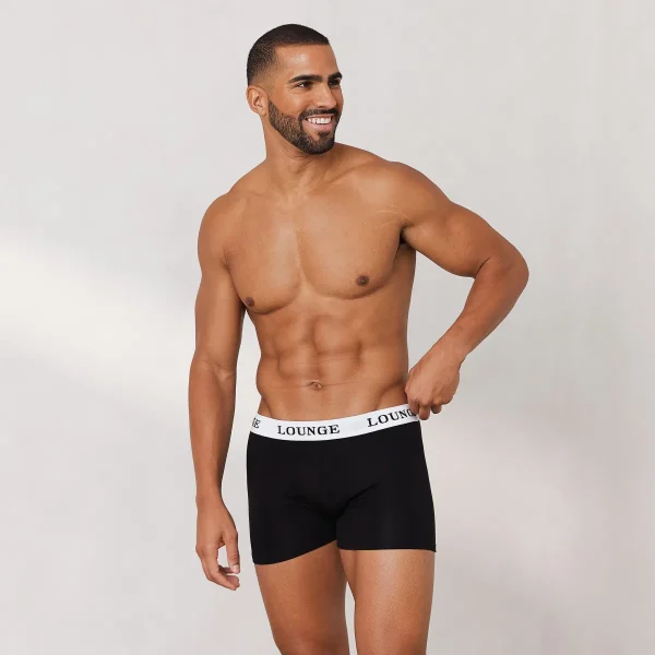 Lounge Underwear Boxers Everyday pour Homme (pack de 3) - Noir Fashion