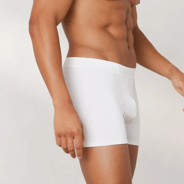 Lounge Underwear Boxers Luxe pour Homme (pack de 3) - Blanc Discount