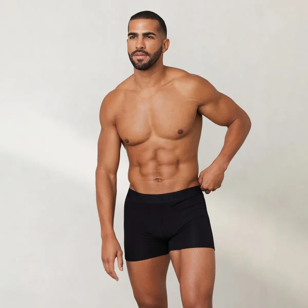 Lounge Underwear Boxers Luxe pour Homme (pack de 3) - Noir Cheap