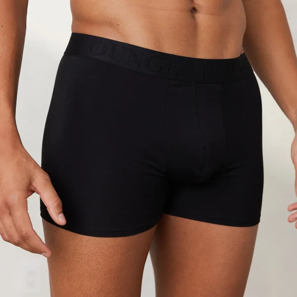 Lounge Underwear Boxers Luxe pour Homme (pack de 3) - Noir Cheap