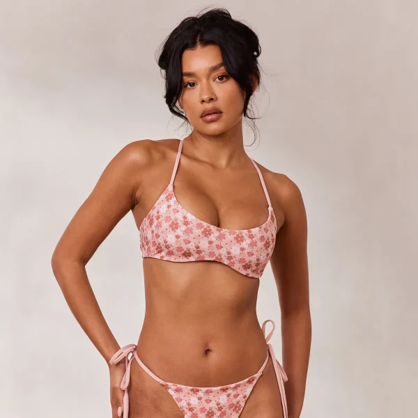 Lounge Underwear Brassière Haut de Bikini Réversible - Rose/Floral Rose/Floral Best