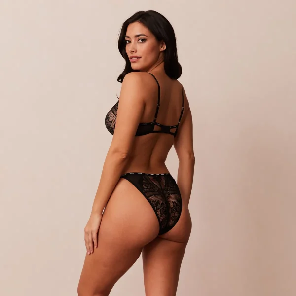 Lounge Underwear Charmed Balcony Soutien-Gorge - Noir Discount