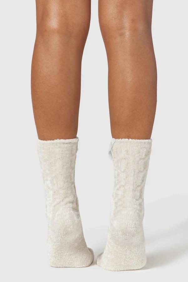 Lounge Underwear Chaussettes Tricotées Chenille - Perle Shop