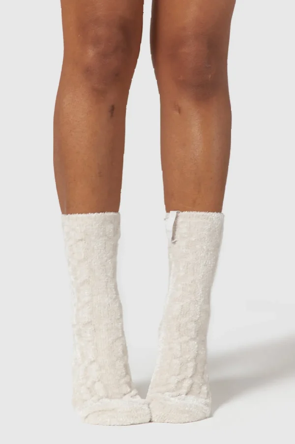 Lounge Underwear Chaussettes Tricotées Chenille - Perle Shop