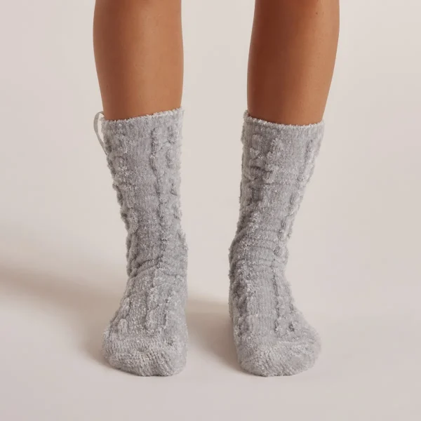 Lounge Underwear Chaussettes Tricotées en Chenille - Givre Flash Sale