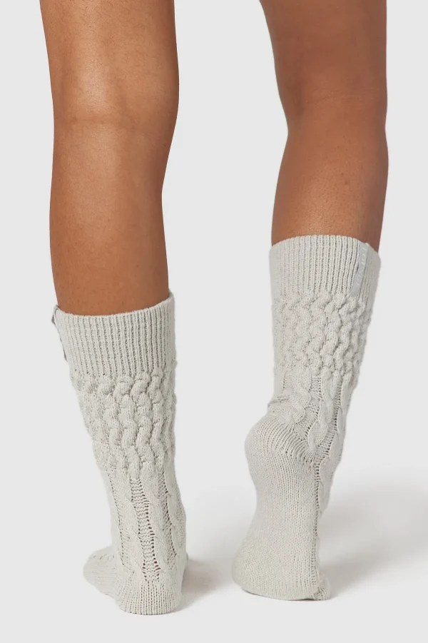 Lounge Underwear Chaussettes Tricotées Snug - Givre Sale