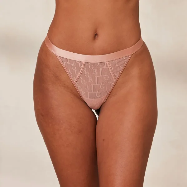 Lounge Underwear Chic String - Rose Cheap