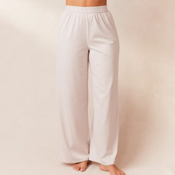 Lounge Underwear Classic Fleece Oversize Pantalon de Pyjama - Crème Online