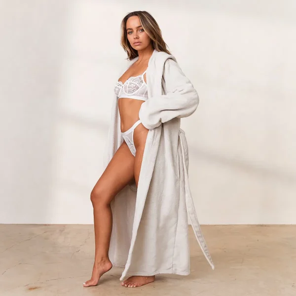 Lounge Underwear Cuddle Me Robe de Chambre - Perle Outlet