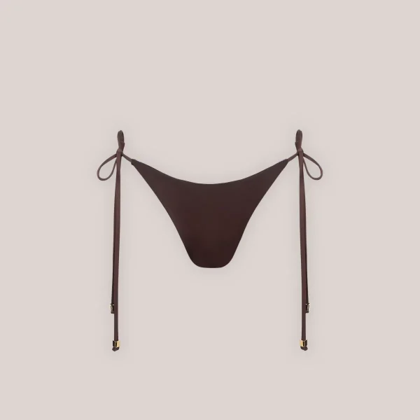 Lounge Underwear Culotte de Bikini à Nouer Réversible - Marron/Floral Marron/Floral Flash Sale