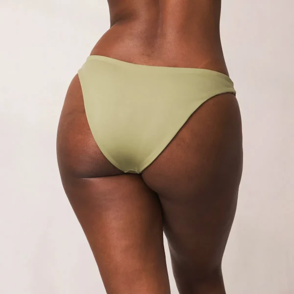 Lounge Underwear Culotte de Bikini Réversible - Vert/Floral Vert/Floral Clearance