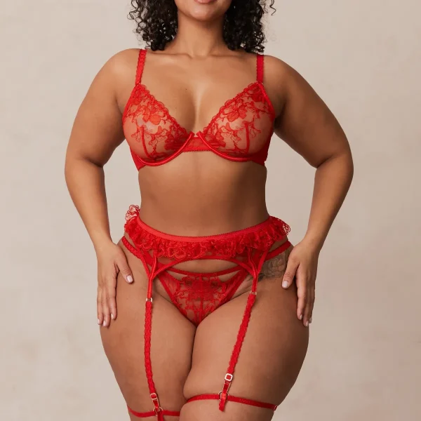 Lounge Underwear Danielle Intimates Soutien-Gorge (Ensemble) - Rouge Clearance