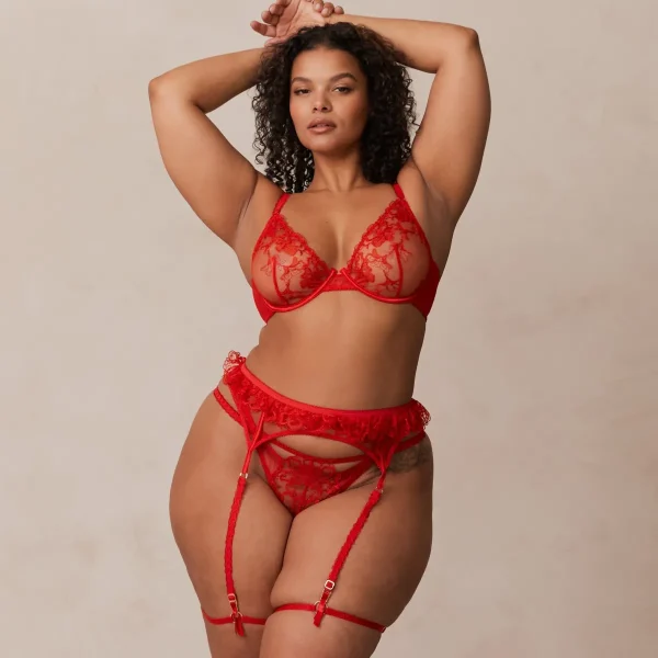 Lounge Underwear Danielle Intimates Soutien-Gorge (Ensemble) - Rouge Clearance