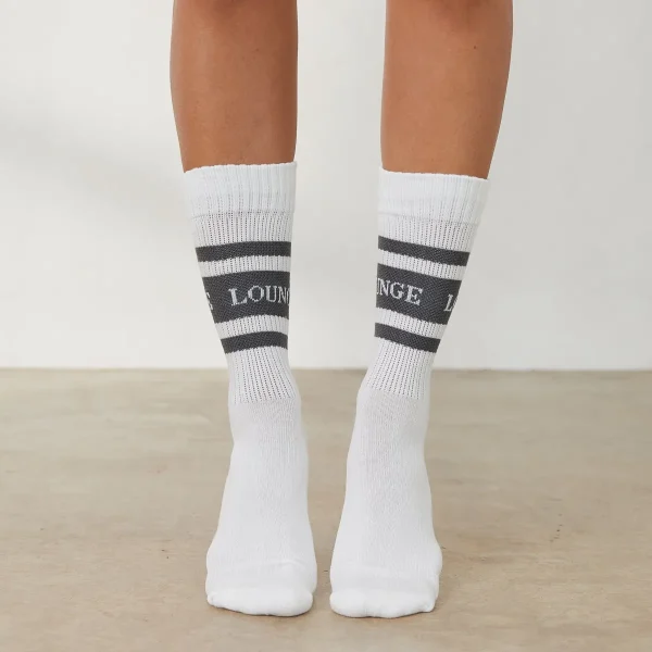 Lounge Underwear Essential Chaussettes (pack de 2) - Charbon Sale