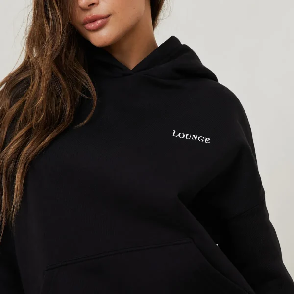 Lounge Underwear Essential Sweat à Capuche Oversize - Noir Best