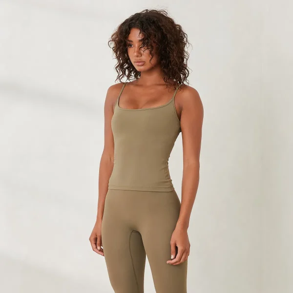 Lounge Underwear Essential Top Caraco - Olive Online