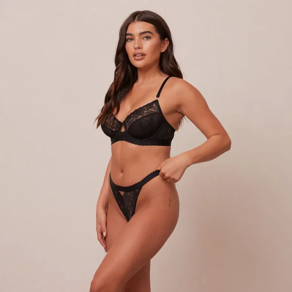 Lounge Underwear Flair Balcony Soutien-Gorge - Noir Shop