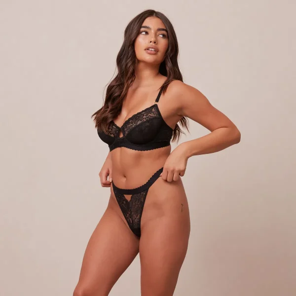 Lounge Underwear Flair Balcony Soutien-Gorge - Noir Shop