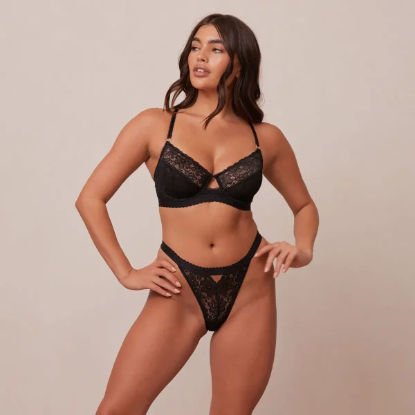 Lounge Underwear Flair Balcony Soutien-Gorge - Noir Shop